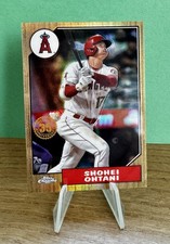 🪽2022 Topps Chrome Shohei Ohtani 1987 35th Anniversary #87BC-2📈🇯🇵🚀