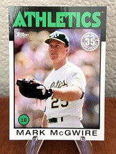 2021 Topps - 1986 Topps Baseball 35th Anniversary Mark McGwire #86B-76