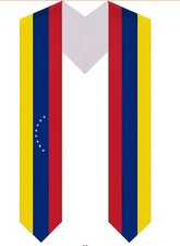 Venezuela Graduation Stole Tricolor Sash Serape Scholars Graduation Ceremony