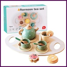 Juego de T de Madera para Ni os, Casa de Juego, Fiesta de T de Imaginaci n