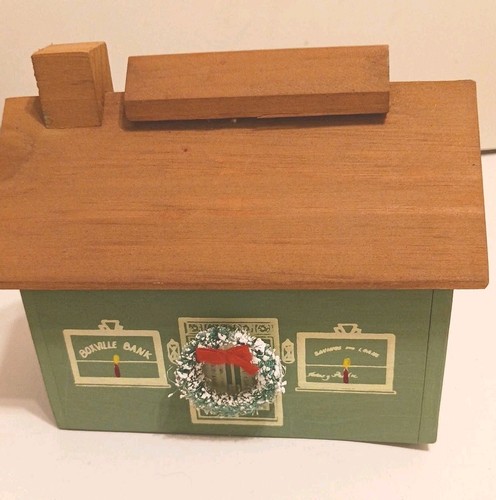 10 Pezzi Vintage Kittery Graphics Boxville 6" Little Box Country Village Trinket Boxes - Foto 12 di 17