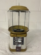 BEAVER RB16 GUMBALL SWEET VENDING MACHINE GOLD GLITTER AND WHITE