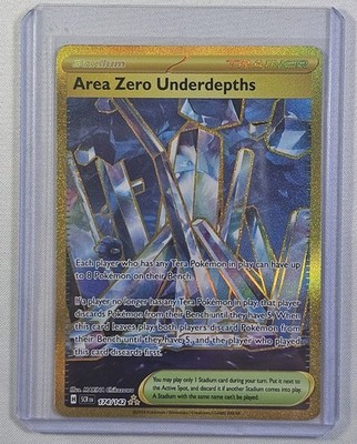 Area Zero Under Depths  Trainer Gold 174/142 - NM