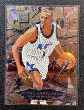 ANFERNEE HARDAWAY - 1996-97 Fleer Metal Metal Shredders #239 Orlando Magic Penny