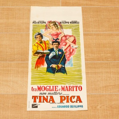 MARITO E MOGLIE locandina poster Eduardo De Filippo Tina Pica Maestro AR33