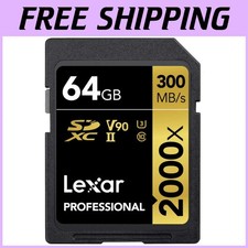 Professional 2000x 64GB SDXC UHS-II Card