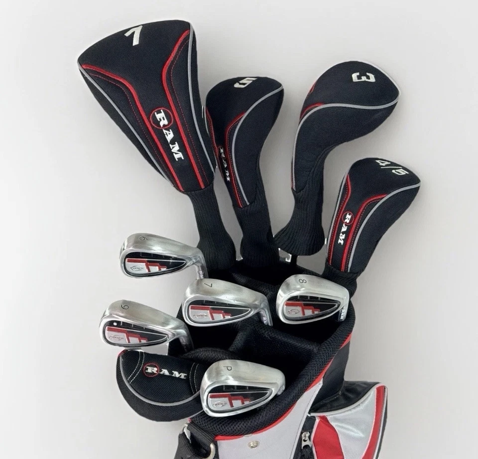 Top Flite Junior RH Golf Set w/ Junior Flex Graphite Shafts Original Grips & Bag - Image 2 of 4