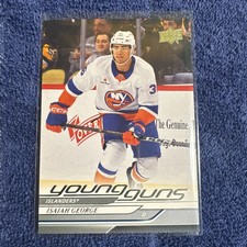 24-25 UD Extended Series Hockey Young Guns 711 Isaiah George