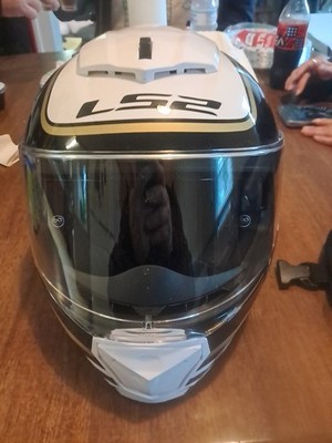 Motorcycle Helmet LS2 Drop Visor Rachet Strap Fit