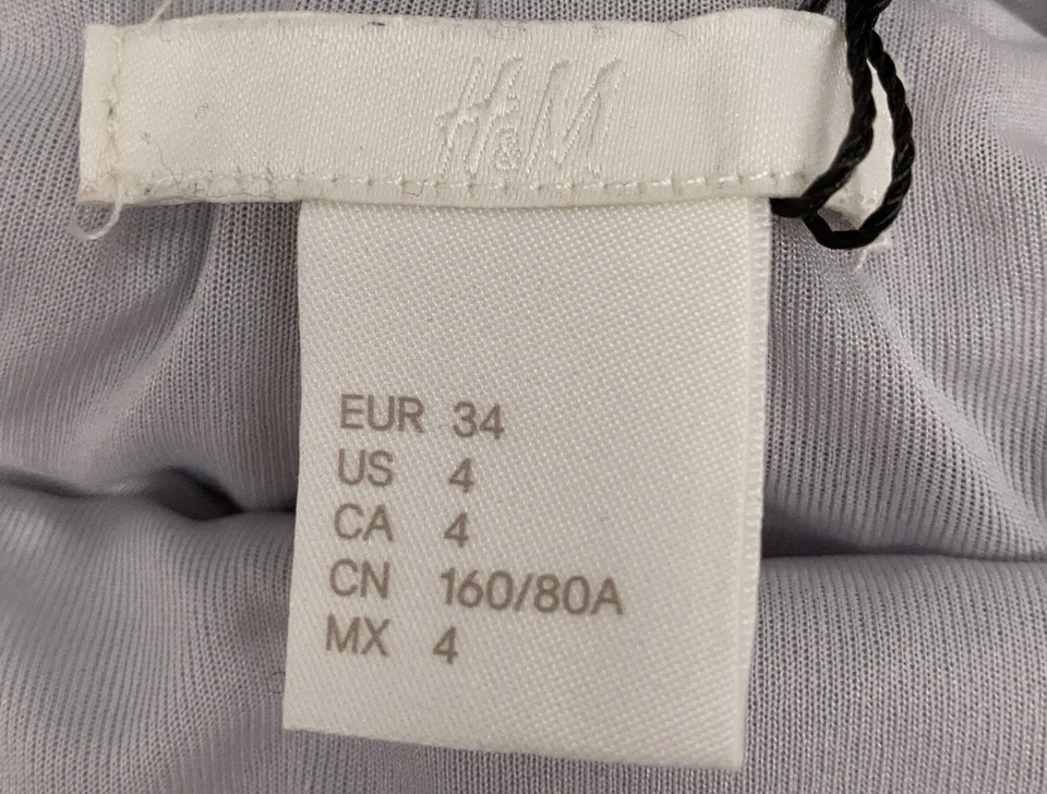 H&M Maxikleid Silber Gr XS 34 - Bild 3 von 4