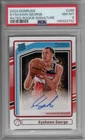 2024-25 PANINI DONRUSS KYSHAWN GEORGE AUTO RC PSA GRADED NM-MT 8 WIZARDS