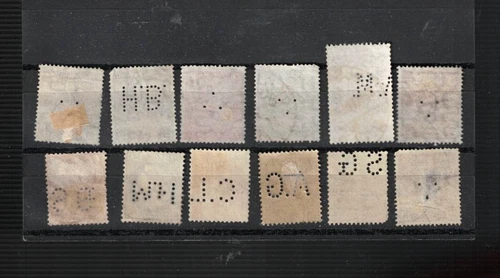 Lot PERFINS, England, Welt  Weit oo