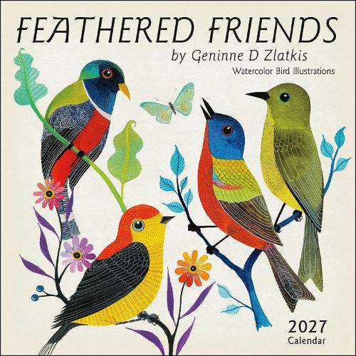Feathered Friends 2027 Wall Calendar by Geninne D Zlatkis - - Image 4