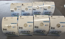 8X Leggs Sheer Energy Tights CONTROL TOP SIZE B OFF WHITE Sheer tights - 8 BOXES