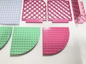 LEGO Belville Parts Lot Wall Lattice Baseplate 30016 6165 6166 6161 Retired
