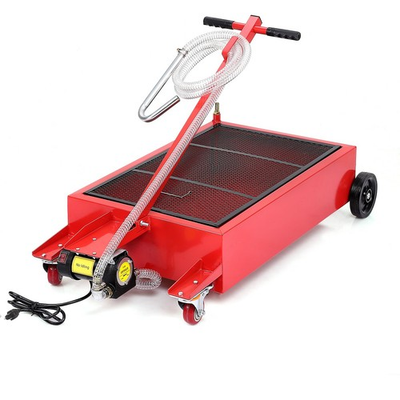 #ad #ad 20 Gal Low Profile Electric Oil Drain Cart 110v Pump with 8FT Hose $303.99