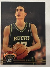 1992-93 Topps Stadium Club #244 Jon Barry Milwaukee Bucks