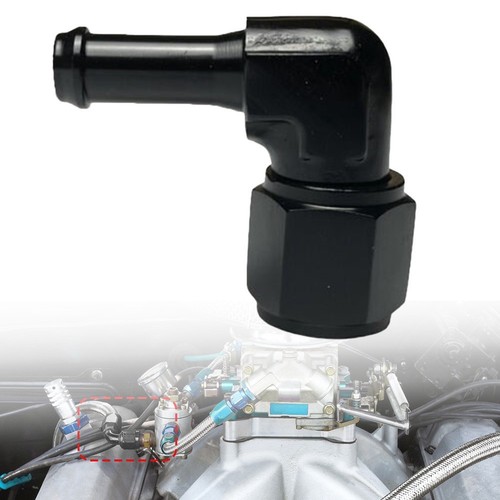 Adapter Fitting Adapter 90 Degree AN6 To 5/16\\\" Car Accessories Brand New - Picture 7 of 11
