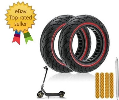 10x2.5'' Solid Rubber Tire for Ninebot Segway MAX G30 G30P G30LP Electric Scooter