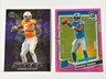 Hendon Hooker 2023 Leaf Trinity/49 & 2023 Optic Pink Prizm Rated Rookie Card