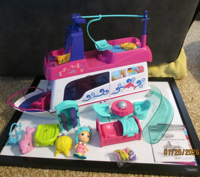VTECH Flipsies - Sandy's House & Ocean Cruiser Playset - COMPLETE
