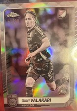 2025 Topps Chrome Mls - Onni Valakari #126 Pearl Refractor /30 (RC)