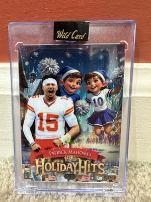 2025 Wild Card Holiday Hits Patrick Mahomes Jersey Edition 1/3 SSP Bookend