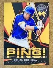 2025 Panini Prospect Edition Base Ping! Ethan Holliday #9 Colorado Rockies