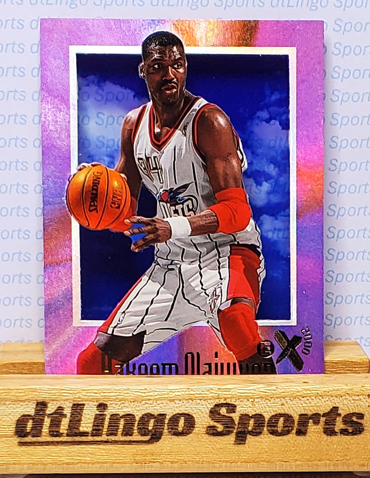 1996-97 Skybox E-X2000 HAKEEM OLAJUWON #25 Rockets HOFer