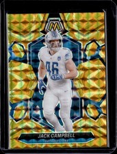 2024 Panini Mosaic #77 Jack Campbell Mosaic Reactive Yellow