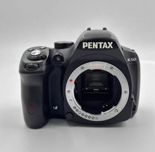 Good Condition Pentax K-50 DSLR Camera Weather-Sealed Body Only With SD Card