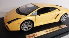 Maisto 1:18 Yellow Lamborghini Gallardo.