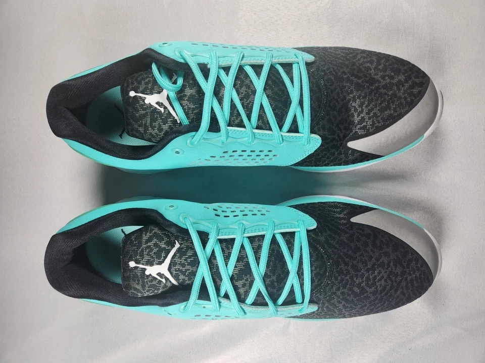 Jordan Trainer ST 820253-303 tamanho 15 azul-petróleo preto branco novo sem caixa - Imagem 4 de 4