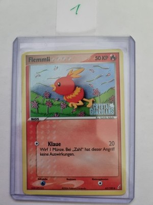 Pokémon Card - 2006 - Torchic Crystal Guardians - Reverse Halo - 65/100 german