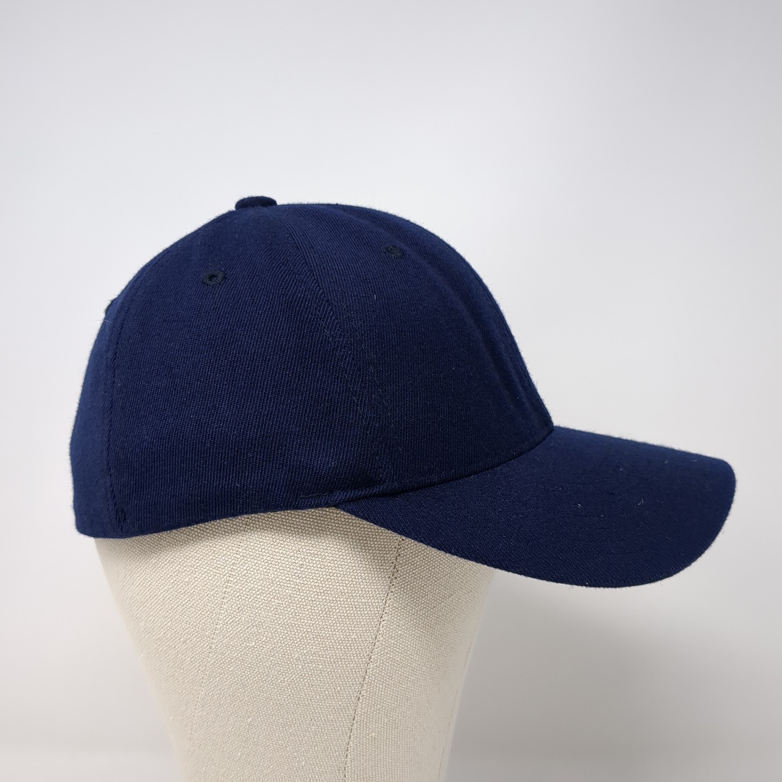 Richardson Fitted Baseball Hat Solid Blue Medium … - image 5