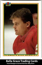 1990-91 Bowman #98 Rick Wamsley Calgary Flames NHL Hockey