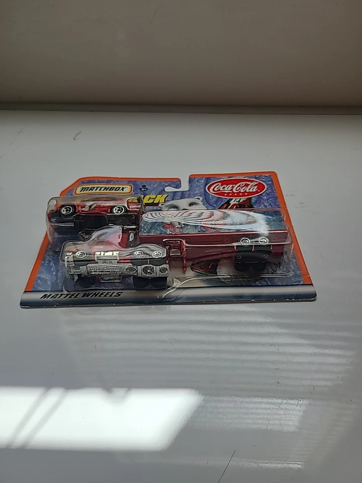 Matchbox Coca-Cola 1999 paquete doble (vehículos de 2 juguetes) caja de cerillas [nuevo en paquete] Foto 4 de 4