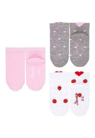 Sneaker-SöCkchen 3Er-Pack MäDchen Gr. 17/18 Herz-Motive Sterntaler 6-12 Monate