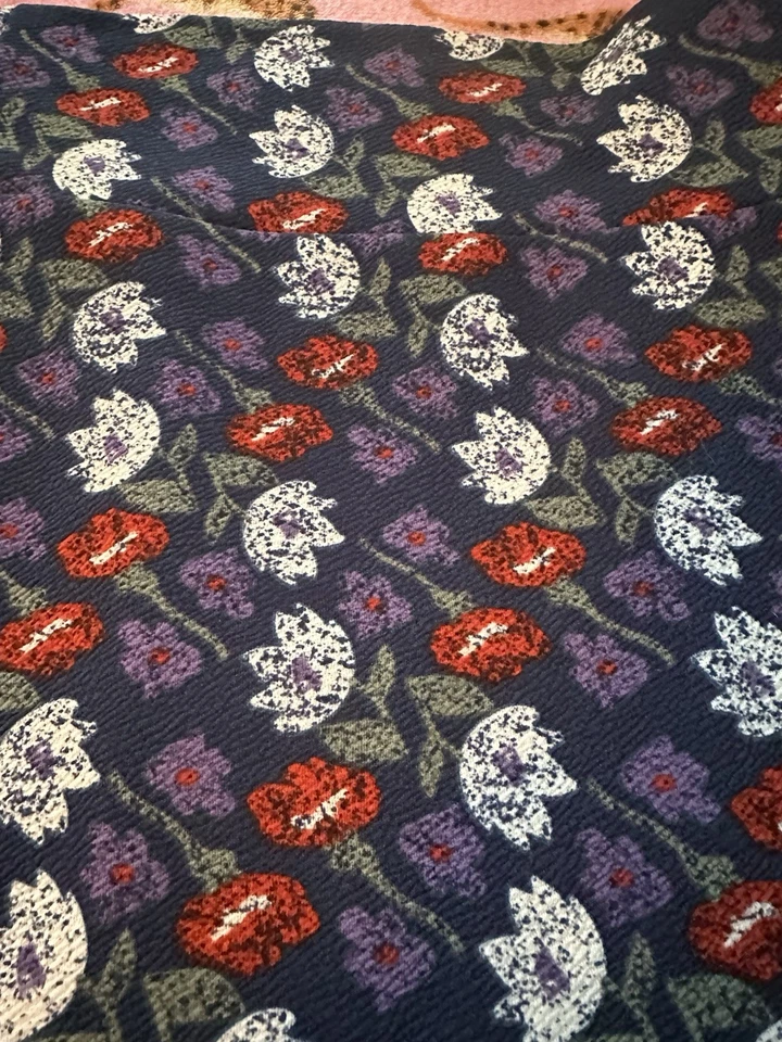 XS/Sm Lote (4) Faldas Lápiz Lularoe Floral Foto 3 de 4