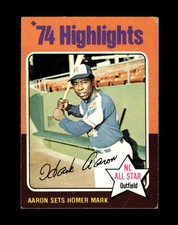 1975 Topps Set-Break #  1 Hank Aaron VG-VGEX (crease) *GMCARDS*