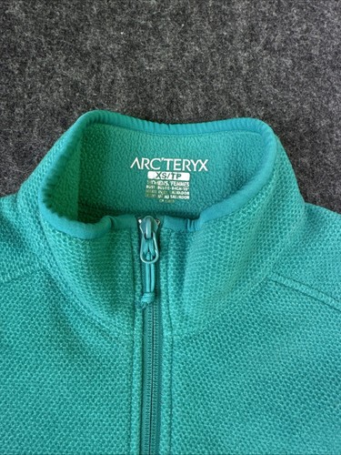 Arc'teryx Covert Cardigan Full Zip Fleece Jacket, Size XS Turquoise - Picture 3 of 12
