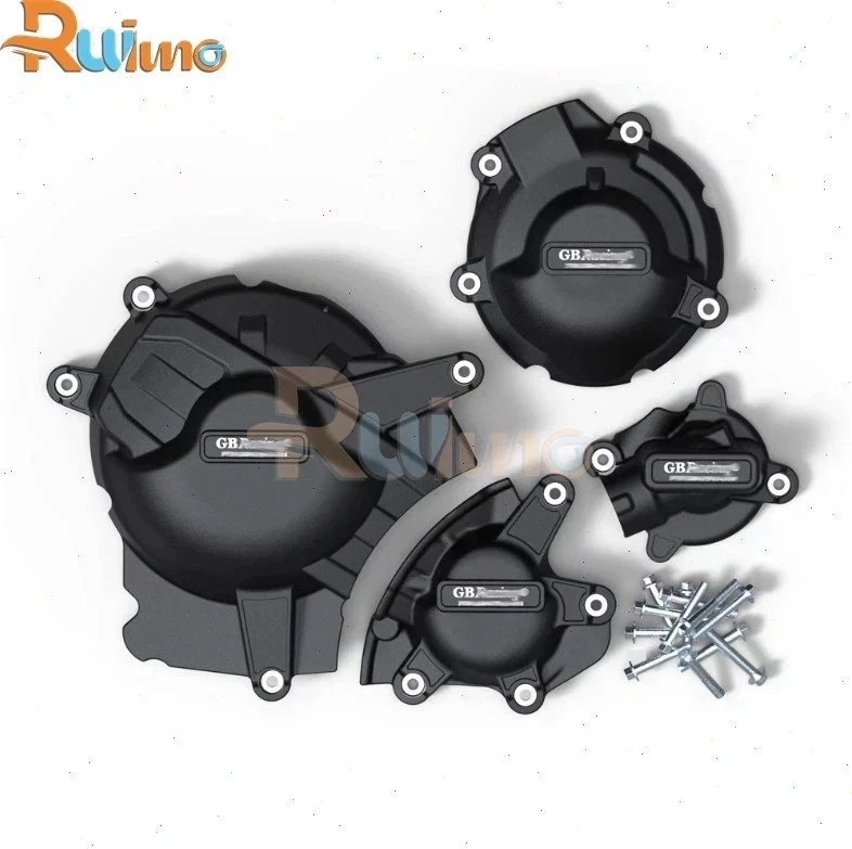 Cubierta protectora motor moto para SUZUKI GSXR 1000/R L7-L9 2017-2023 negra Foto 3 de 4