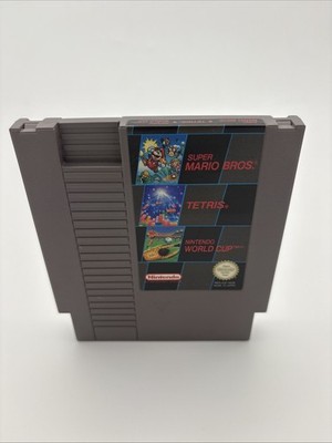 Nintendo Entertainment System NES Super Mario Bros. Tetris World Cup Modul 3in1