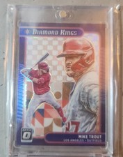 2021 Panini Prizm Optic Mike Trout Diamond Kings 14 Case Hit Crisis Toilet Paper