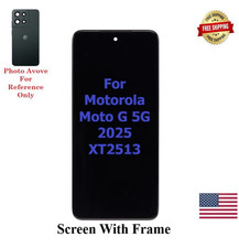 LCD Screen Combo with Frame Replacement for Motorola Moto G 5G 2025 XT2513