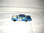 VG 1963 Matchbox #55 Ford Fairlane Police Car, Blue w Police & Shield Decals BPW