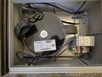 Ringkerntransformatoren 1500 VA 230V 48 V Sedlbauer vergossen mit RittalSchrank
