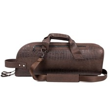Single Trumpet Gig Bag Case - Genuine Brown R...