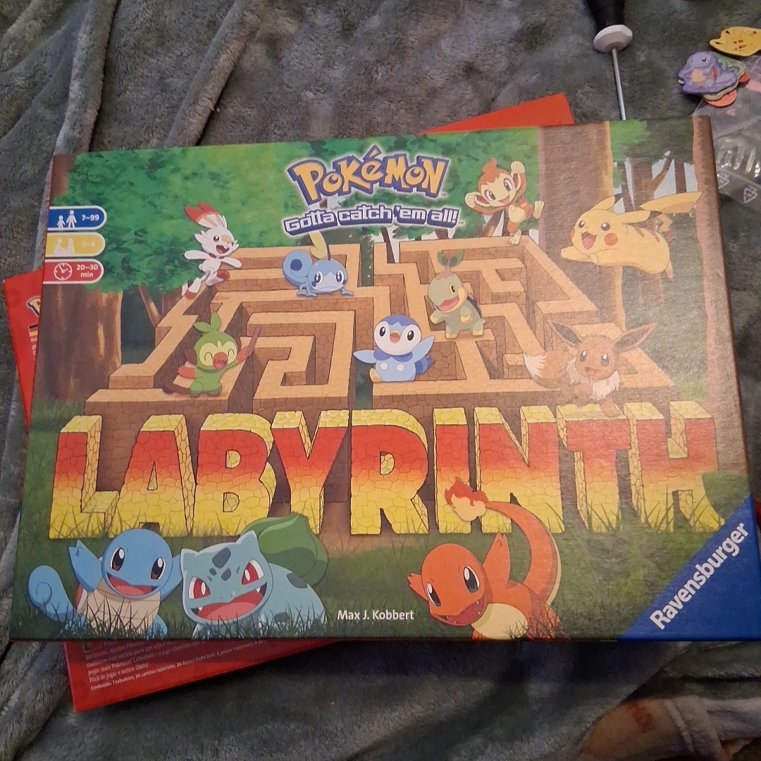 Labyrinth Board Game Pokemon Ravensburger COMPLETE - Nicht 2021