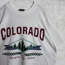 90s Made in USA TSi Colorado Souvenir Arch American Vintage T shirt Used In Japa